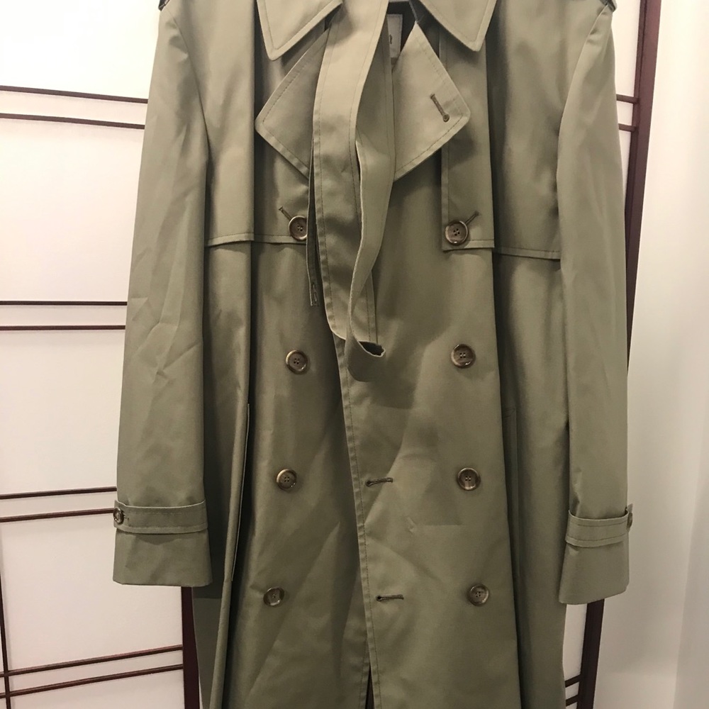 Gender neutral trench coat
